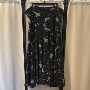 Elegant Black and Gray Women's Skirt
